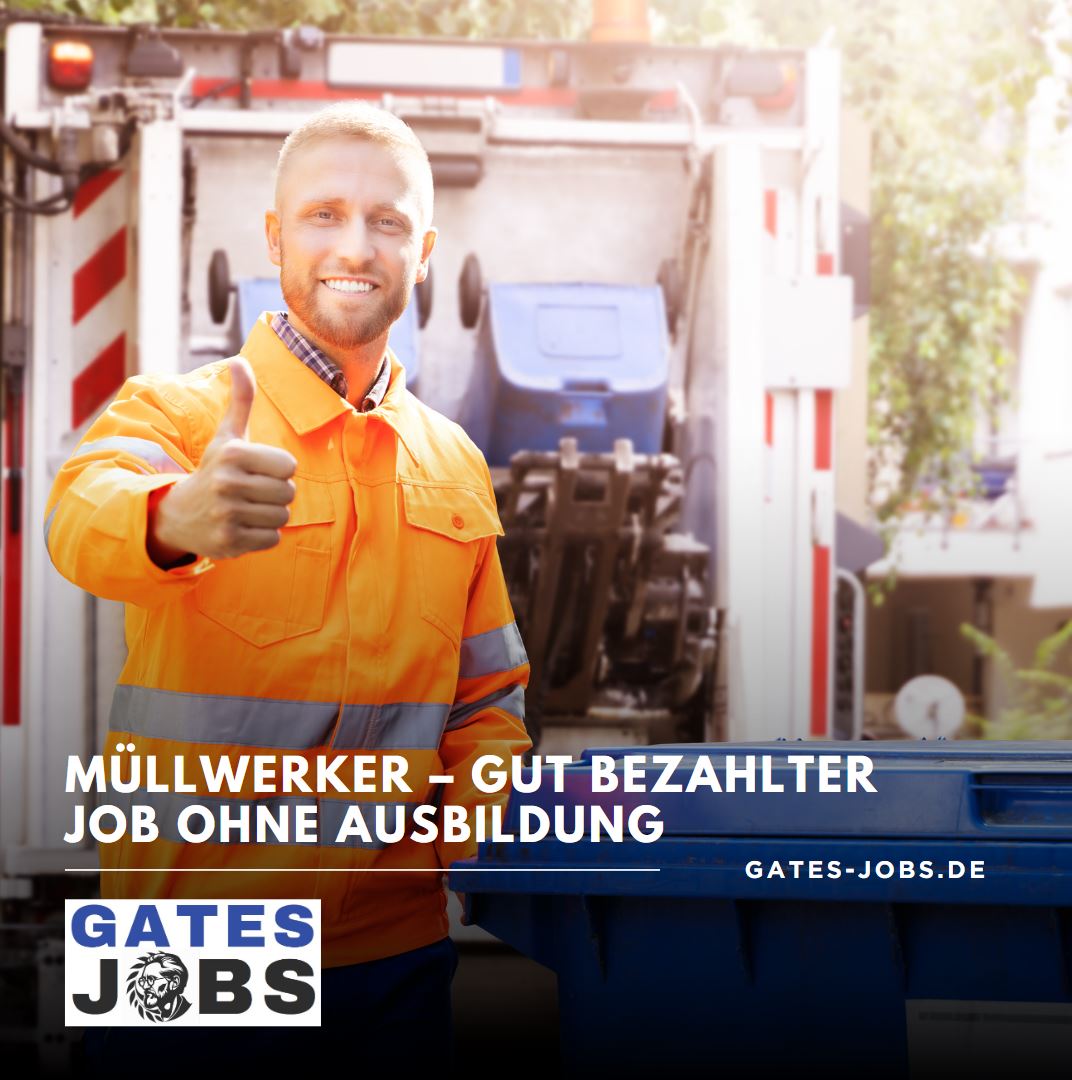 Müllwerker – gut bezahlter Job ohne Ausbildung Müllwerker – gut bezahlter Job ohne Ausbildung